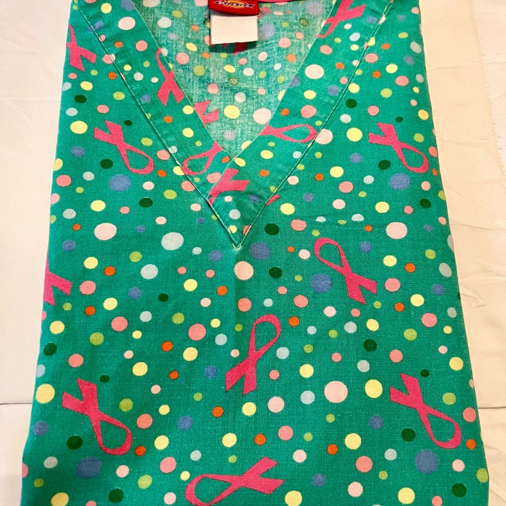Dickies Teal Polka Dot Top